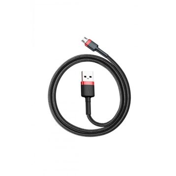 Baseus Cafule 2.4 A Micro USB 0.5 mt Siyah Şarj Kablosu