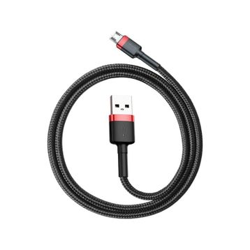 Baseus Cafule 2.4 A Micro USB 0.5 mt Siyah Şarj Kablosu