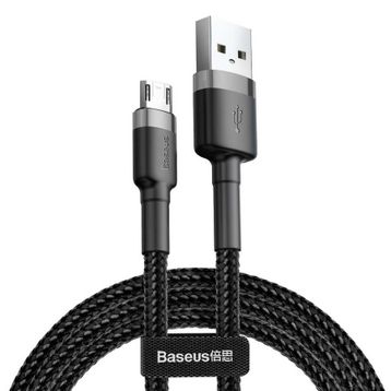 Baseus Cafule Kırmızı Micro USB 1 m 2.4 A Hızlı Şarj Halat USB Kablo