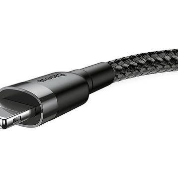 Baseus Cafule Lightning Gri Siyah 2.4A 1 m Usb Kablo