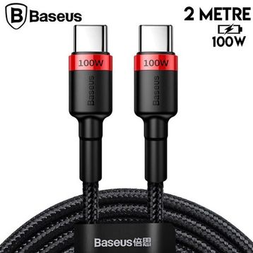 Baseus Cafule PD2.0 100W flash Şarj Usb 2 Metre Type-C Kablo
