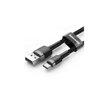 Baseus Cafule TYPE-C 2A Kırmızı-Siyah 2 m Şarj Kablosu