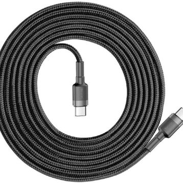 Baseus Cafule Type-C 3A Kırmızı 1 m Data Şarj Kablosu