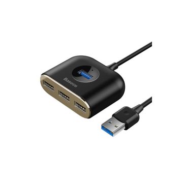 Baseus CAHUB-AY01 Square round 4 in 1 1 m Siyah USB HUB Adaptör
