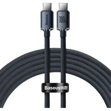 Baseus CAJY000701 100W 200 cm Siyah Type-C Şarj Kablosu
