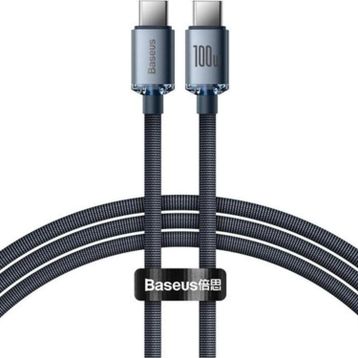 Baseus CAJY000701 100W 200 cm Siyah Type-C Şarj Kablosu