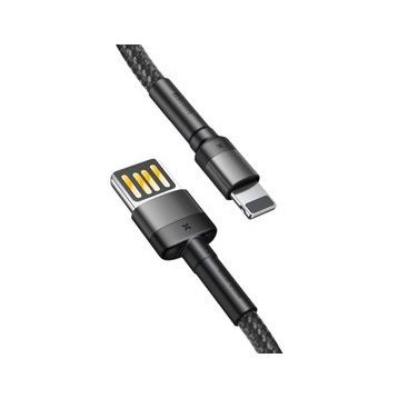 Baseus CALKLF-GG1 Gri-Siyah Cafule 1mt USB Kablo