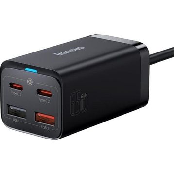 Baseus CCGP040101 Gan3 Pro 65 W Siyah Şarj Cihazı
