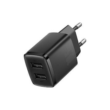 Baseus Compact 10.5W Siyah Şarj Cihazı