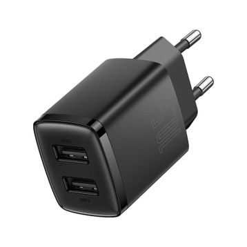 Baseus Compact 10.5W Siyah Şarj Cihazı