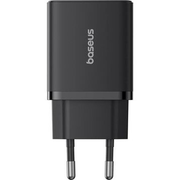 Baseus Cube C+U 20W Siyah Şarj Cihazı