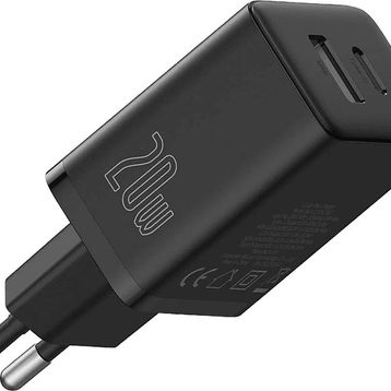 Baseus Cube C+U 20W Siyah Şarj Cihazı