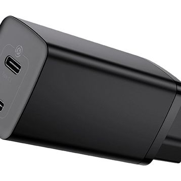 Baseus GaN2 Lite QC C+C 65W Siyah Şarj Cihazı