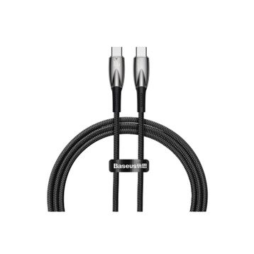 Baseus Glimmer 100W Type-C TO 1 m Siyah Şarj Kablosu