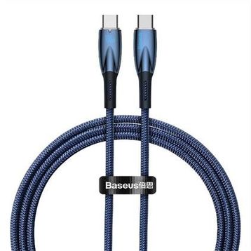 Baseus Glimmer Series 100W 100 cm PD Type-C to Type-C Şarj Kablosu