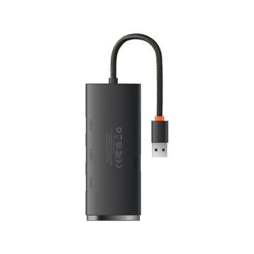 Baseus Lite 4 In 1 Multifonksiyonal Usb-A Hub Siyah Dock Station