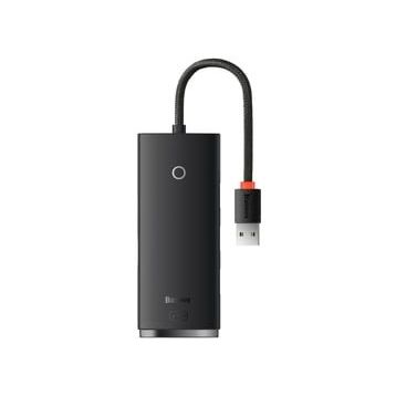 Baseus Lite 4 In 1 Multifonksiyonal Usb-A Hub Siyah Dock Station