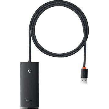 Baseus Lite 4 in 1 Multifonksiyonal Usb-A Siyah Çoklayıcı Hub