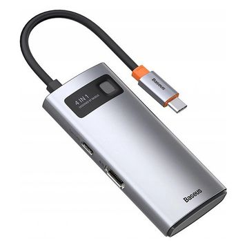 Baseus Metal Gleam Series 4-1 Type-C HUB Adaptör Çoklayıcı