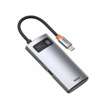 Baseus Metal Gleam Series 4-1 Type-C HUB Adaptör Çoklayıcı