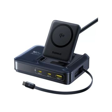 Baseus Nomos NH21 160 W 5in1 MagSafe Kablosuz Hızlı Şarj Aleti