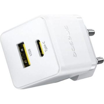 Baseus P1011160A213-00 Palm C+U 30W EU Beyaz Hızlı Şarj Aleti