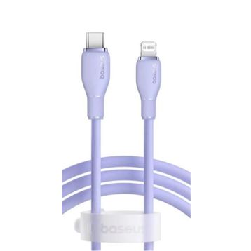Baseus P10355700511-00 Pudding USB-A Light 2.4 A 1.2 m Mor Kablo