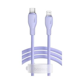 Baseus P10355700511-00 Pudding USB-A Light 2.4 A 1.2 m Mor Kablo