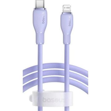Baseus P10355700511-00 Pudding USB-A Light 2.4 A 1.2 m Mor Kablo