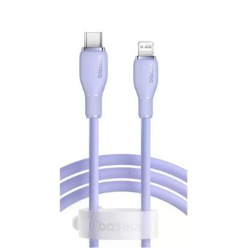 Baseus P10355700511-00 Pudding USB-A Light 2.4 A 1.2 m Mor Kablo