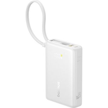 Baseus PicoGo Beyaz 45 W 10000 mAh Hızlı Şarj Powerbank