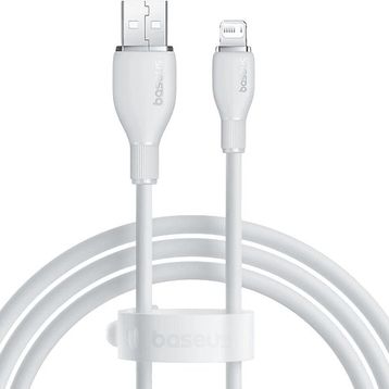 Baseus Pud Usb-A 2.4A 1.2 m Beyaz Lightning Şarj Kablosu