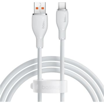 Baseus Pud. USB to C 100W 1.2 m Beyaz Şarj Kablosu