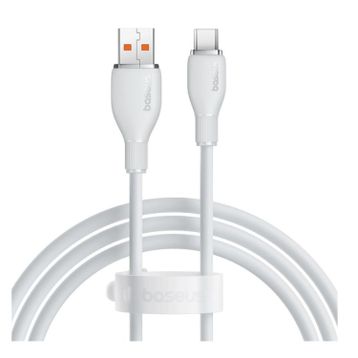Baseus Pudding 1.2 M Hızlı Şarj Özellikli Usb Type-C 100 W Beyaz Kablo