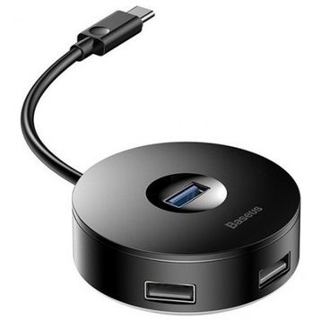 Baseus Round Box Serisi 1 USB 3.0 3 USB 2.0 Çıkışlı Yüksek Hızlı Hub Adaptör