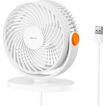 Baseus Serenity USB Soğutucu Ev Ofis Masaüstü Beyaz Fan Mini Vantilatör