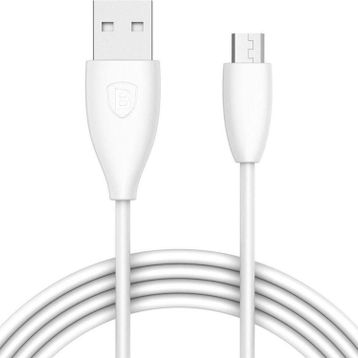 Baseus Small Pretty Waist Beyaz 2A 1 mt Micro USB Data ve Şarj Kablosu