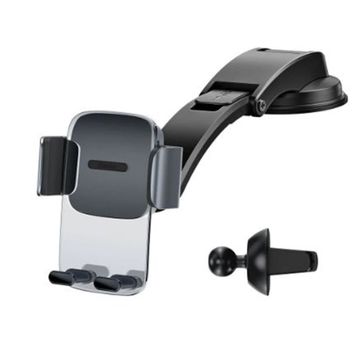 Baseus SUYK000001 Easy Center Siyah Araç Telefon Tutucu Set