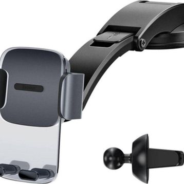 Baseus SUYK000001 Easy Center Siyah Araç Telefon Tutucu Set
