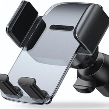 Baseus SUYK000101 Easy Control Clamp Car Mount Holder Air Outlet Version Siyah Telefon Tutucu