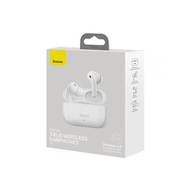 Baseus W3 Beyaz Bluetooth Kulaklık