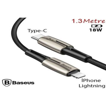 Baseus Waterdrop Type-C To iPhone PD18 W Hızlı 1.3 mt Şarj Kablosu