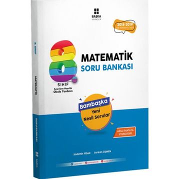 Başka Yayınları 8. Sınıf Matematik Soru Bankası
