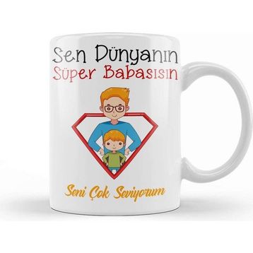 Baskı Dükkanı 055 Babalar Günü Kupa Bardak