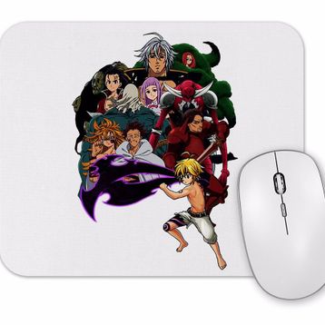 Baskı Dükkanı 10 Mandamentos Vs Meliodas Mouse Pad