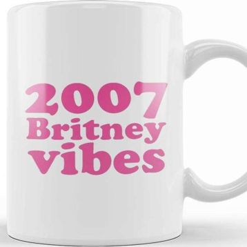 Baskı Dükkanı 2007 Britney Vibes Kupa Bardak