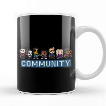 Baskı Dükkanı 8 Bit Community Logo Kupa