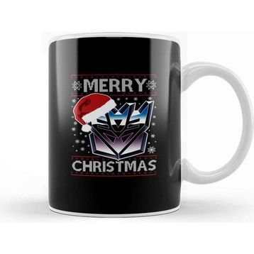 Baskı Dükkanı A Decepticon Merry Christmas Transformers Kupa