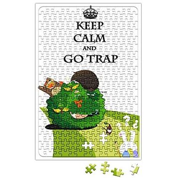 Baskı Dükkanı A Melhor Trap Keep Calm Duvar Saati