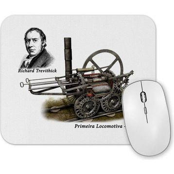 Baskı Dükkanı A Primeira Locomotiva Mouse Pad